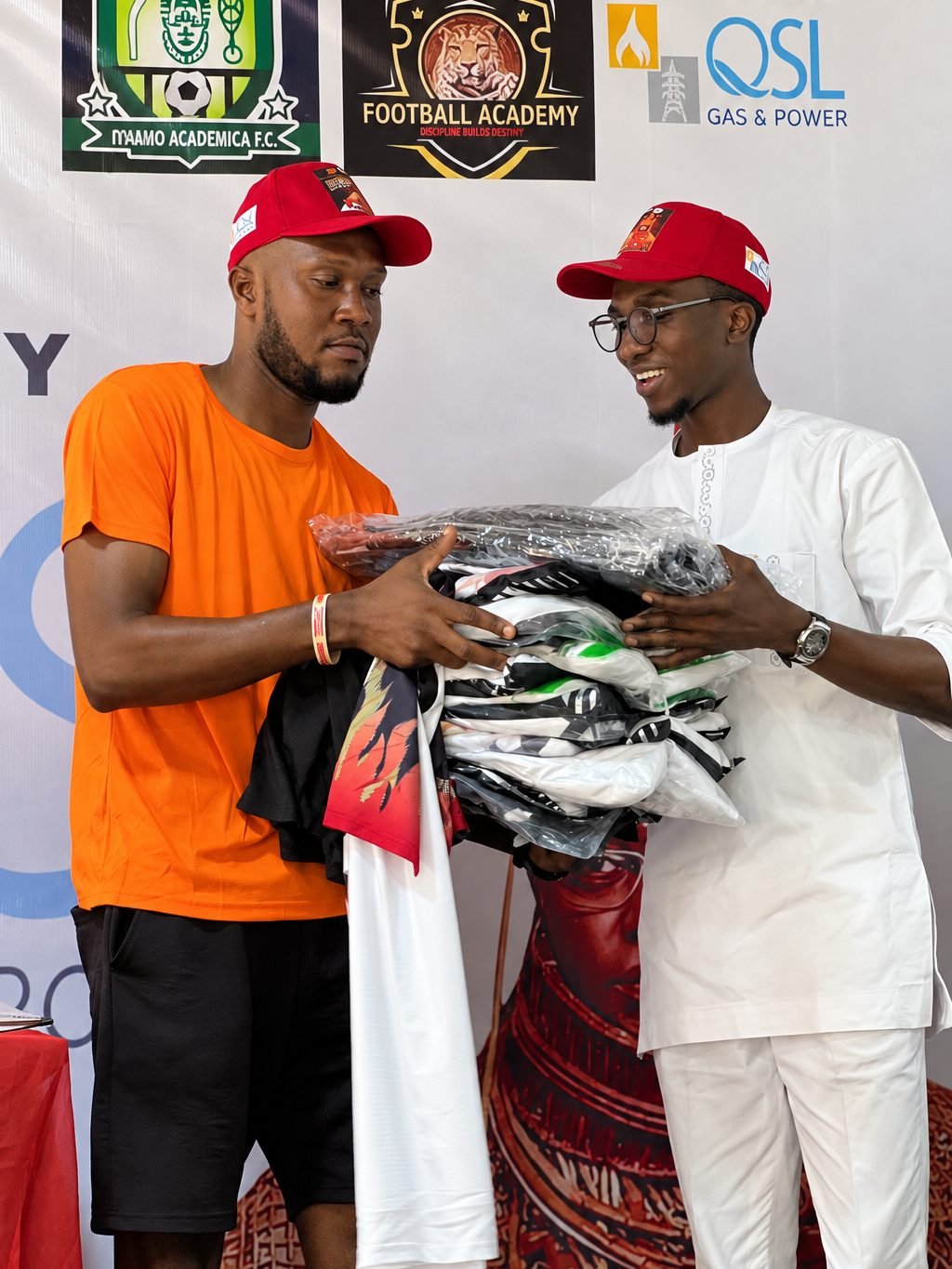 Jerseys handed to a participating team